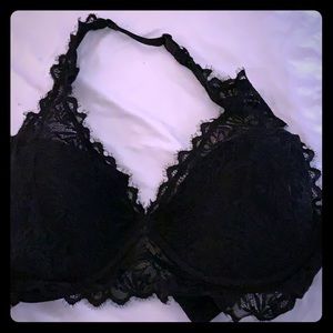 VS Pink halter top bra size large New but no tags